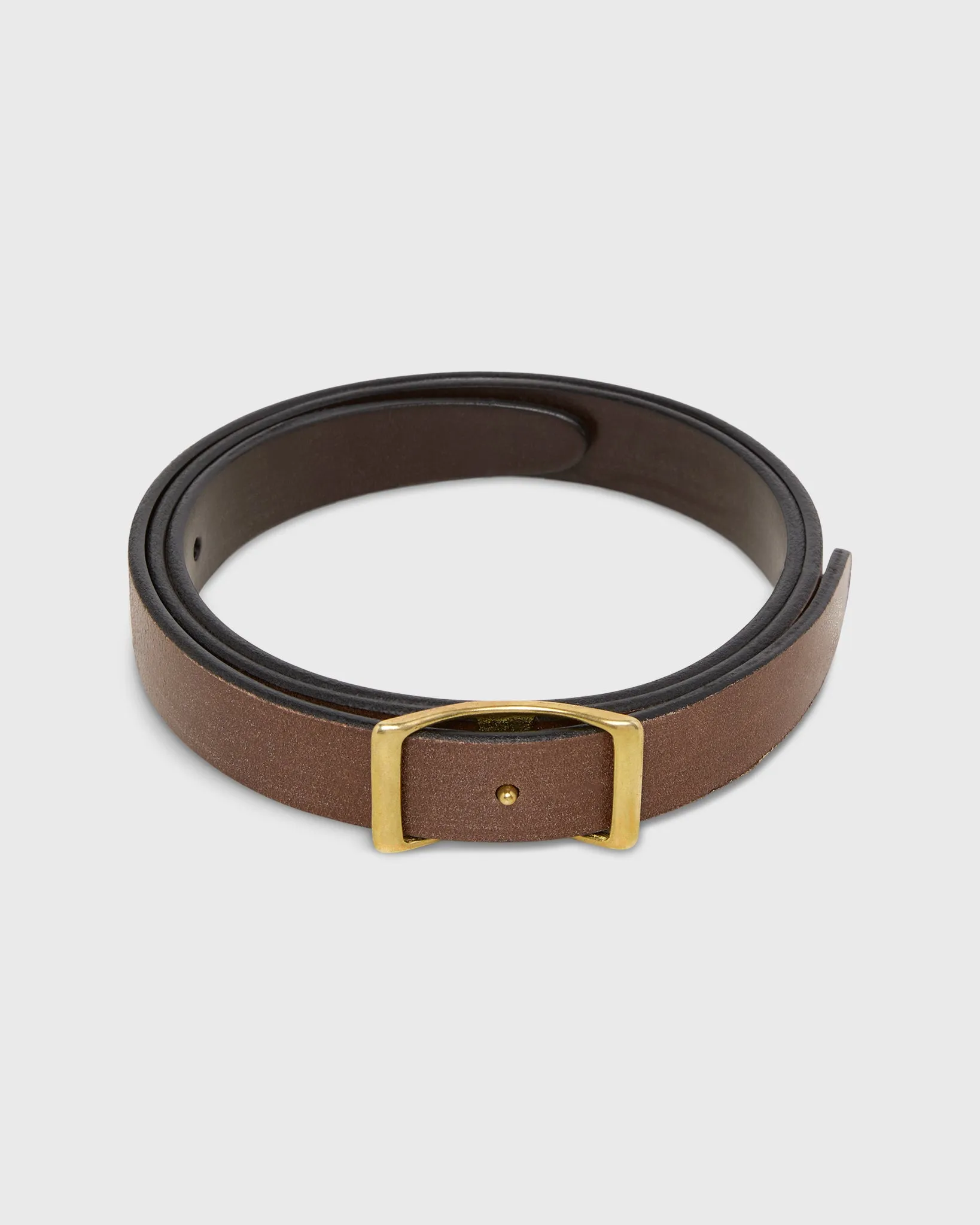1" Reversible Conroy Belt in Chocolate Brown Bridle sold by Mashburn product image thumbnail 2