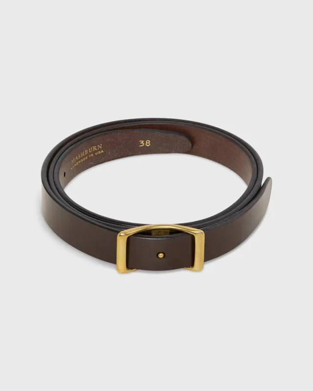 1" Reversible Conroy Belt in Chocolate Brown Bridle sold by Mashburn