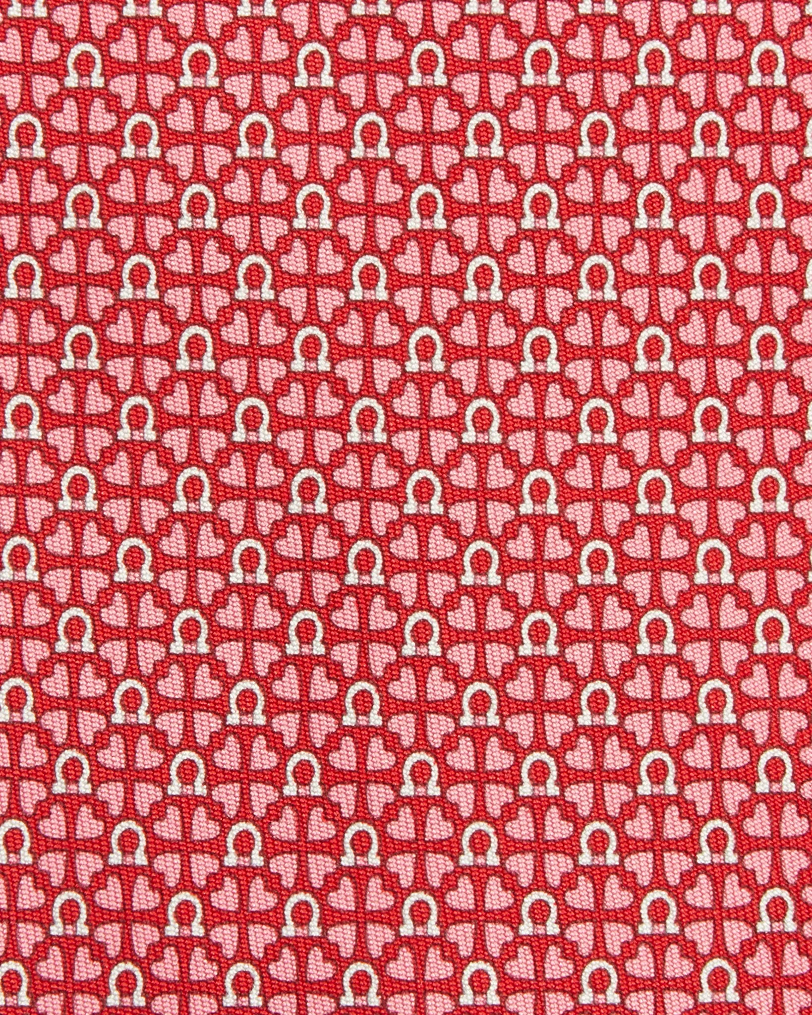 Silk Print Tie in Red Gancini Foulard sold by Mashburn product image thumbnail 2