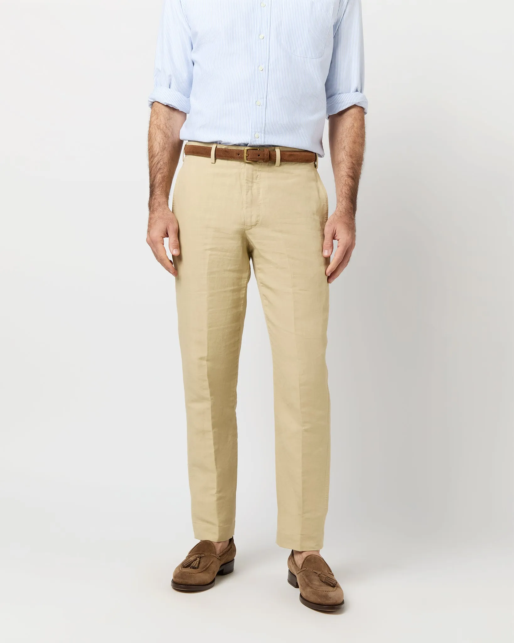 Sport Trouser in Khaki Canapa Canvas sold by Mashburn product image thumbnail 2