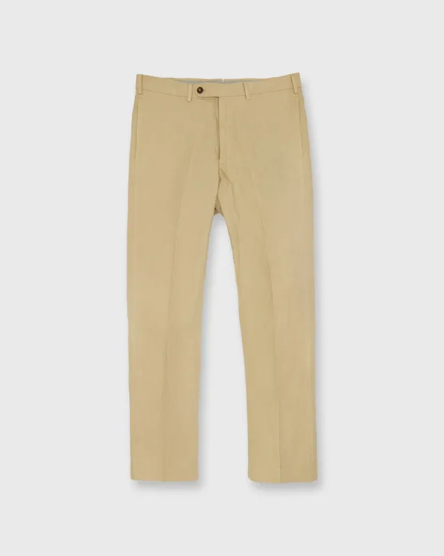 Sport Trouser in Khaki Canapa Canvas sold by Mashburn