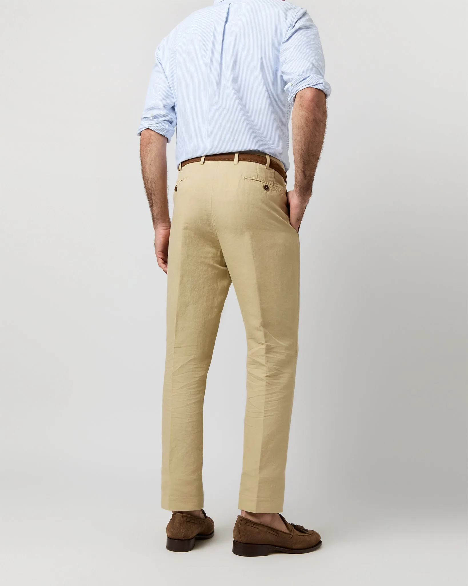 Sport Trouser in Khaki Canapa Canvas sold by Mashburn product image thumbnail 5
