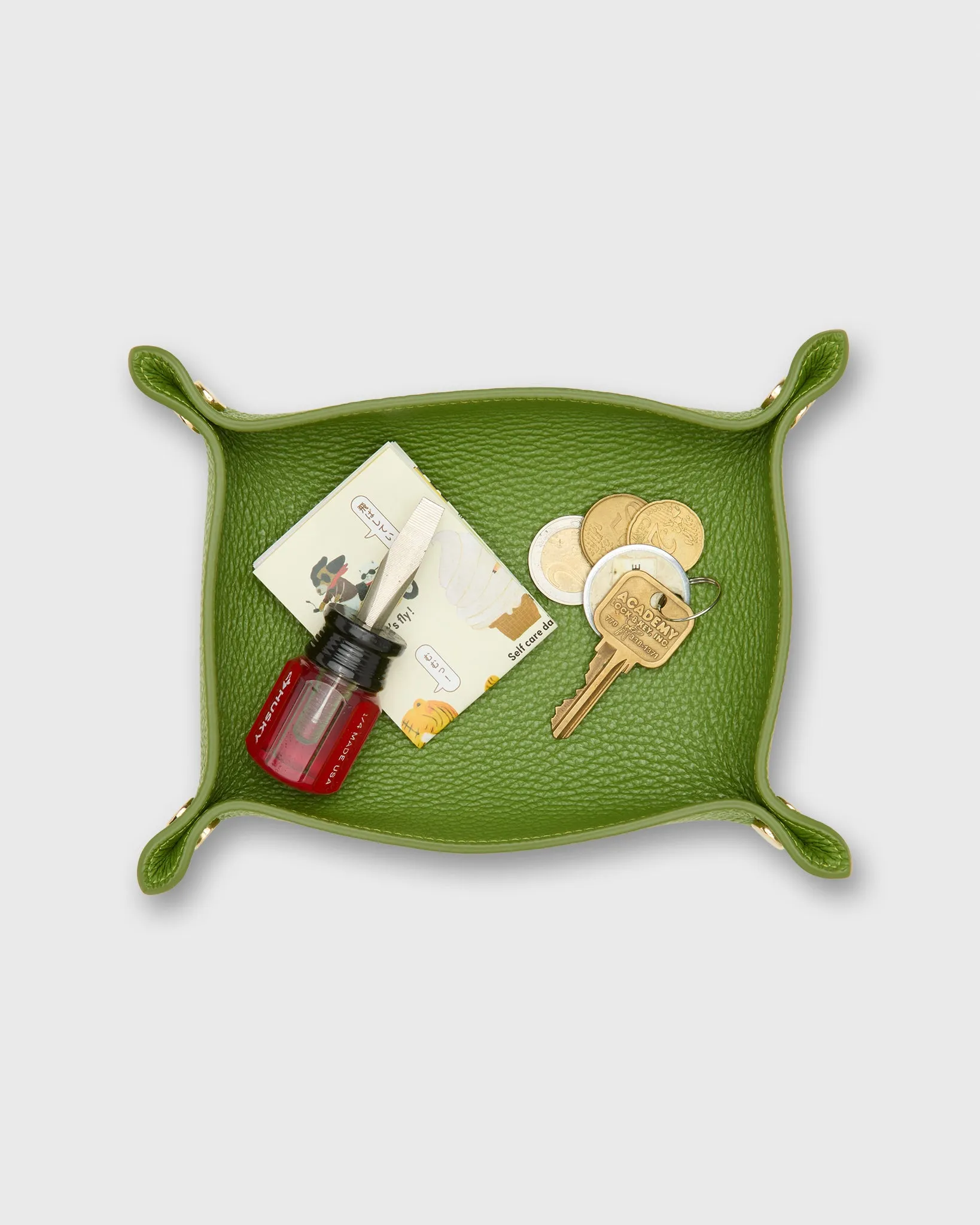 Medium Rectangle Tray in Leaf Leather sold by Mashburn product image thumbnail 2