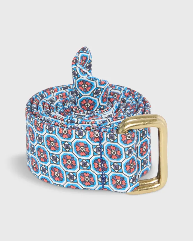 D-Ring Belt in Cobalt Calhoun sold by Mashburn