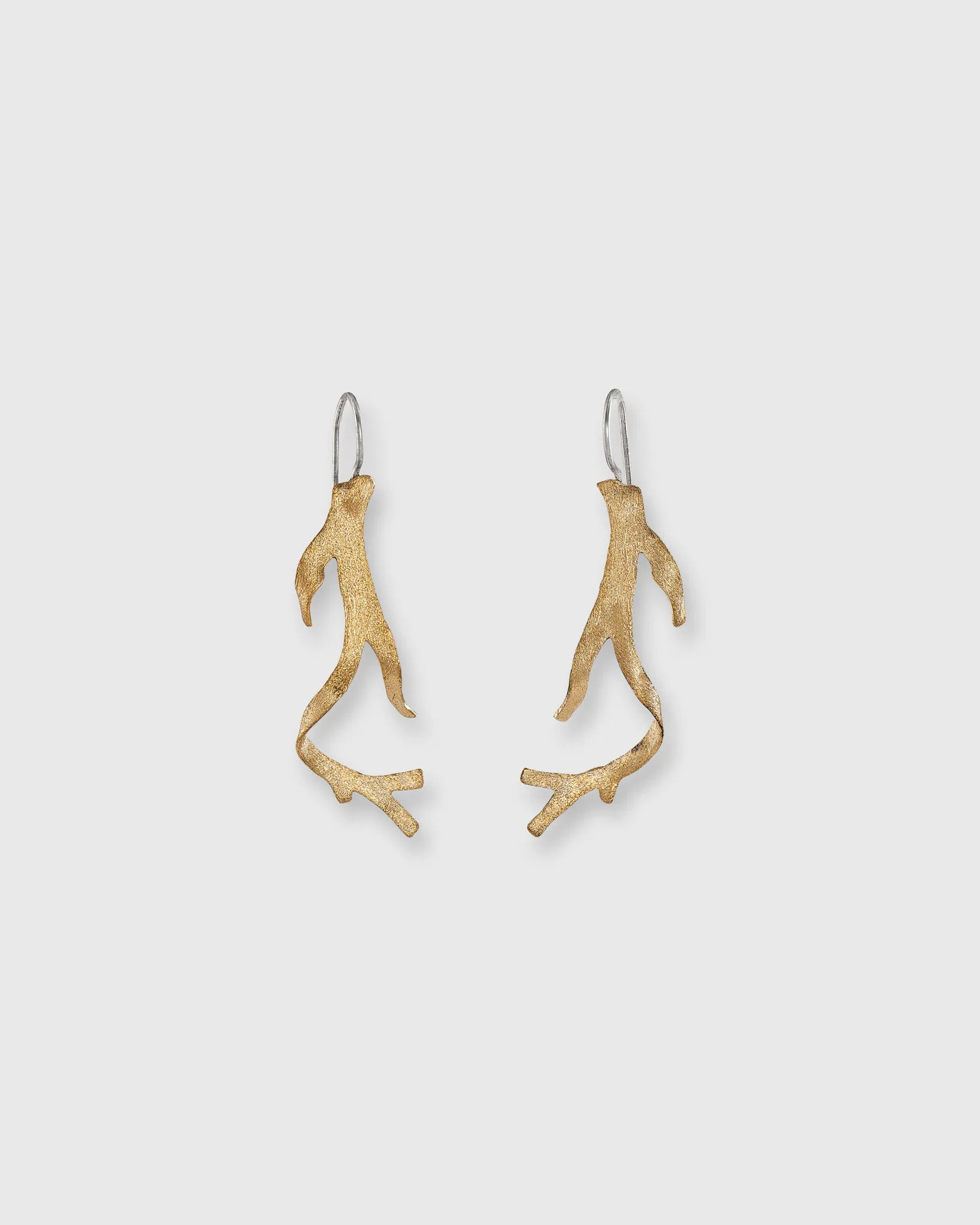 Sea Algea Earrings in Tumbaga sold by Mashburn