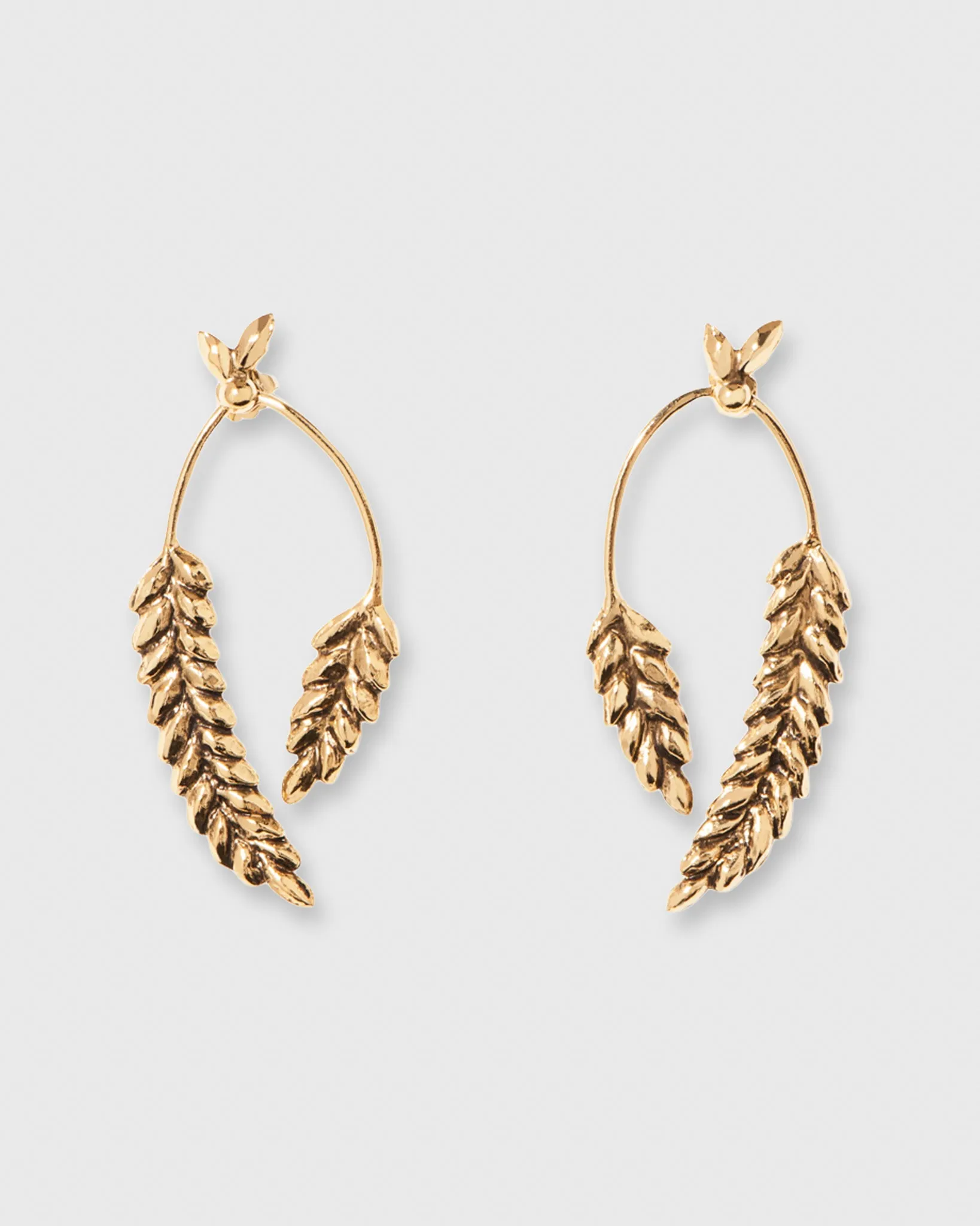 Wheat Earrings in Gold sold by Mashburn product image thumbnail 2