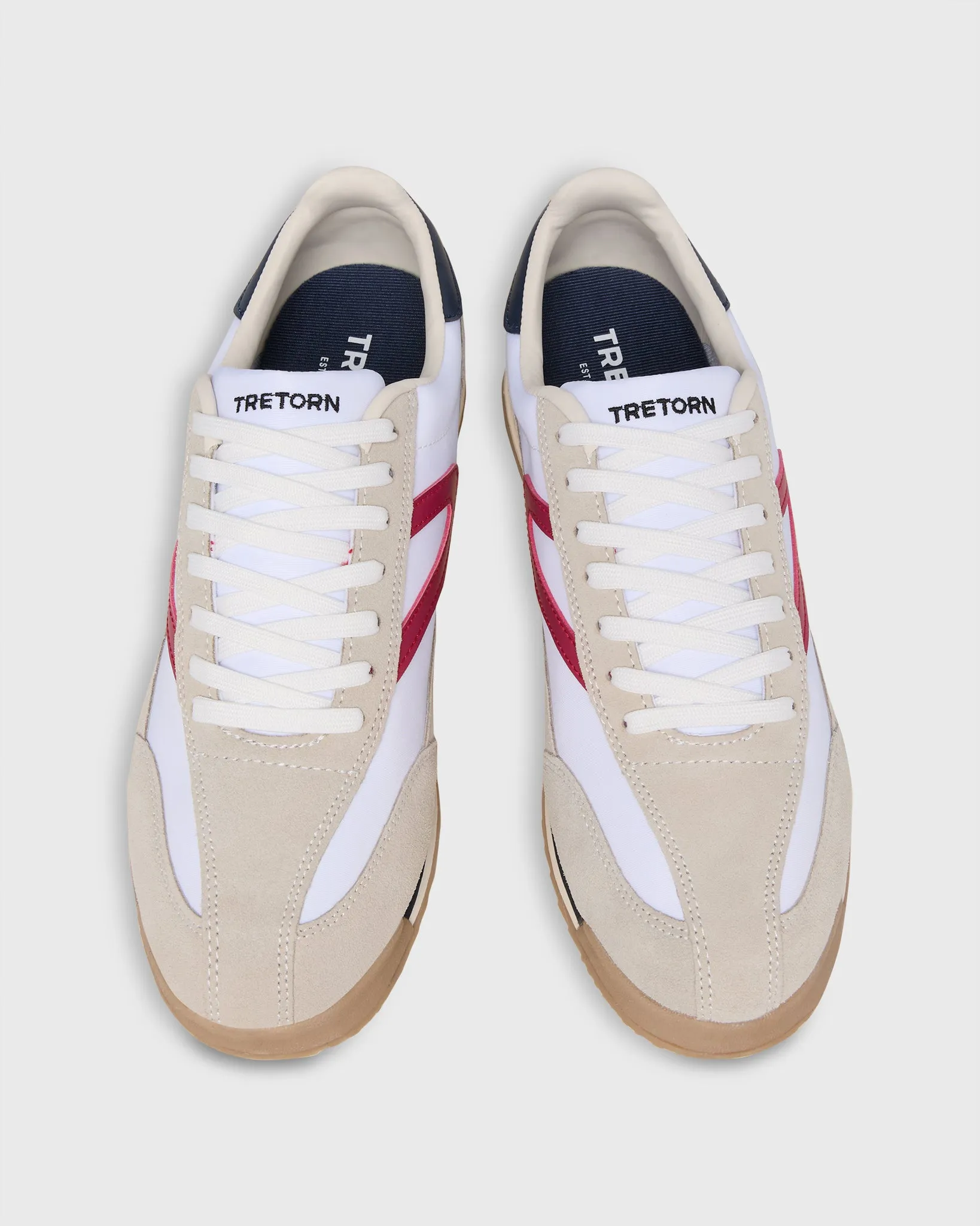 Men's Rawlins VTG Sneaker in White/Red sold by Mashburn