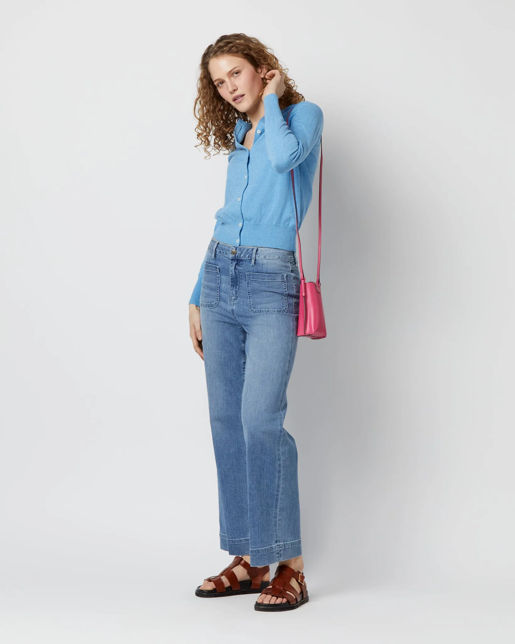 Minnie Cell Phone Bag in Hot Pink Leather sold by Mashburn product image thumbnail 3