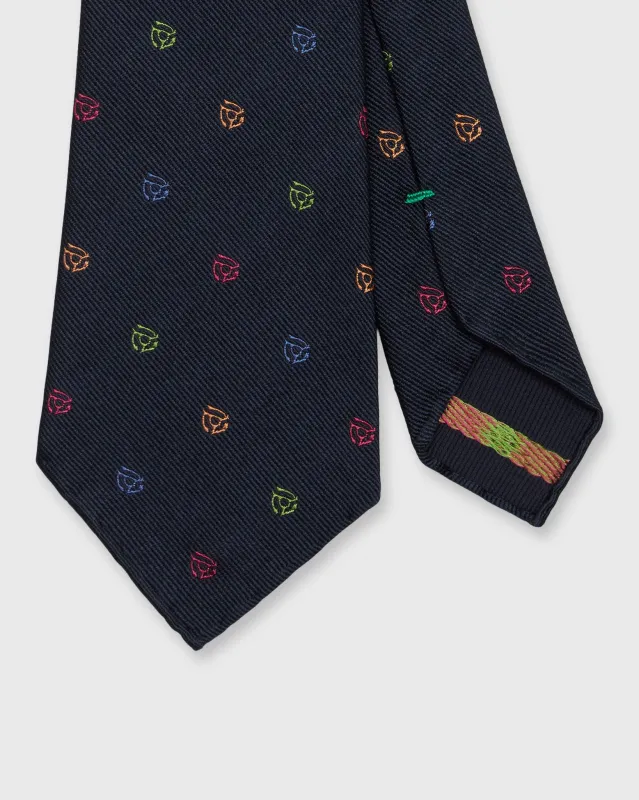 Silk Woven Tie in Pacific/Multi Adaptor sold by Mashburn