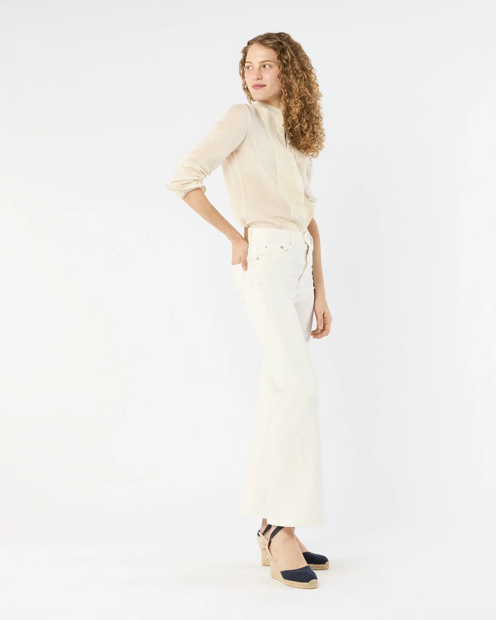Pyramid Jeans in Natural White sold by Mashburn product image thumbnail 4