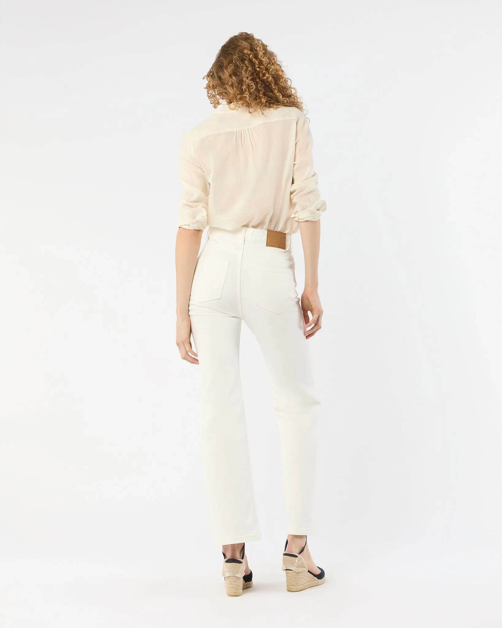 Pyramid Jeans in Natural White sold by Mashburn product image thumbnail 5