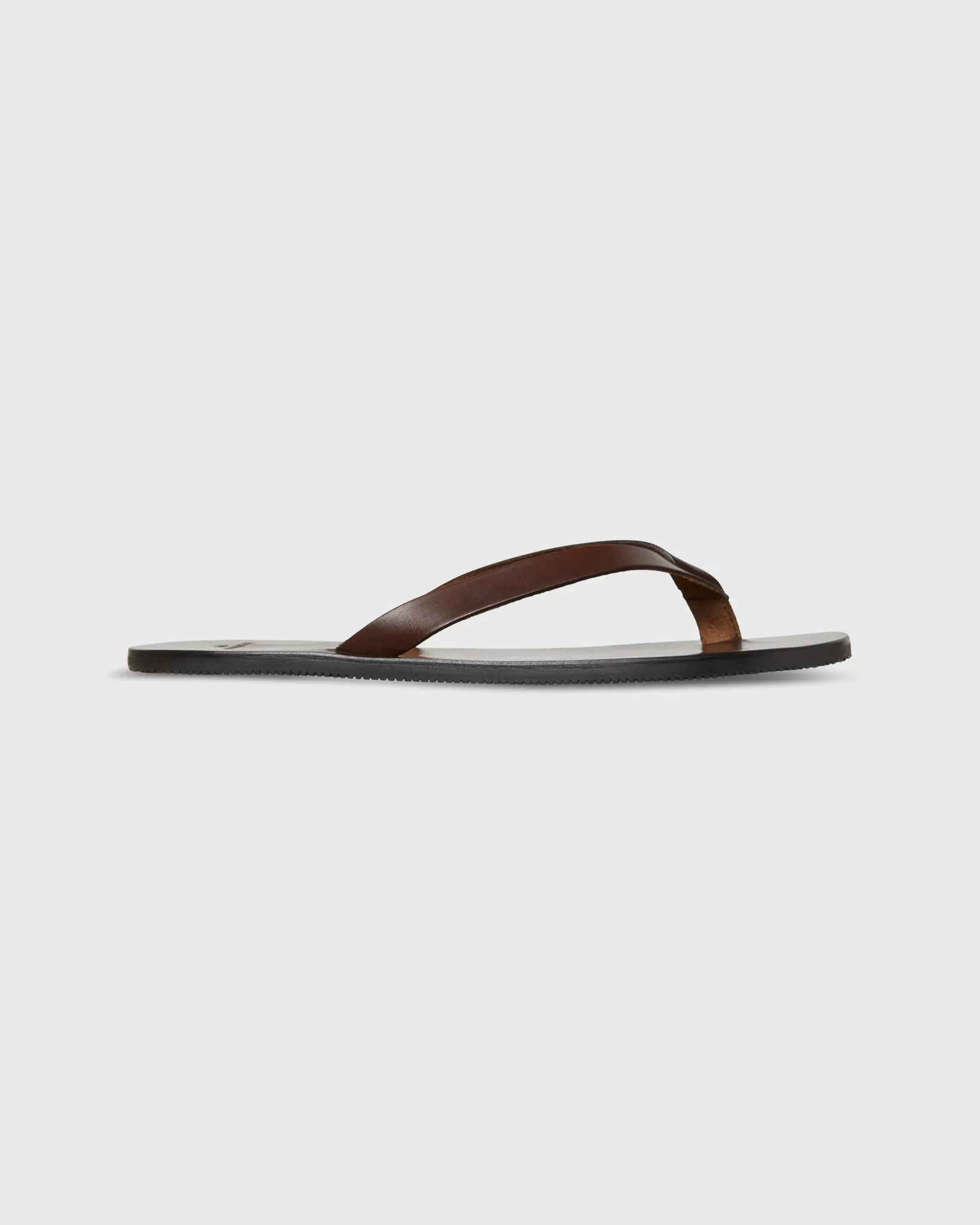 Thong Sandal in Brown Leather sold by Mashburn product image thumbnail 2
