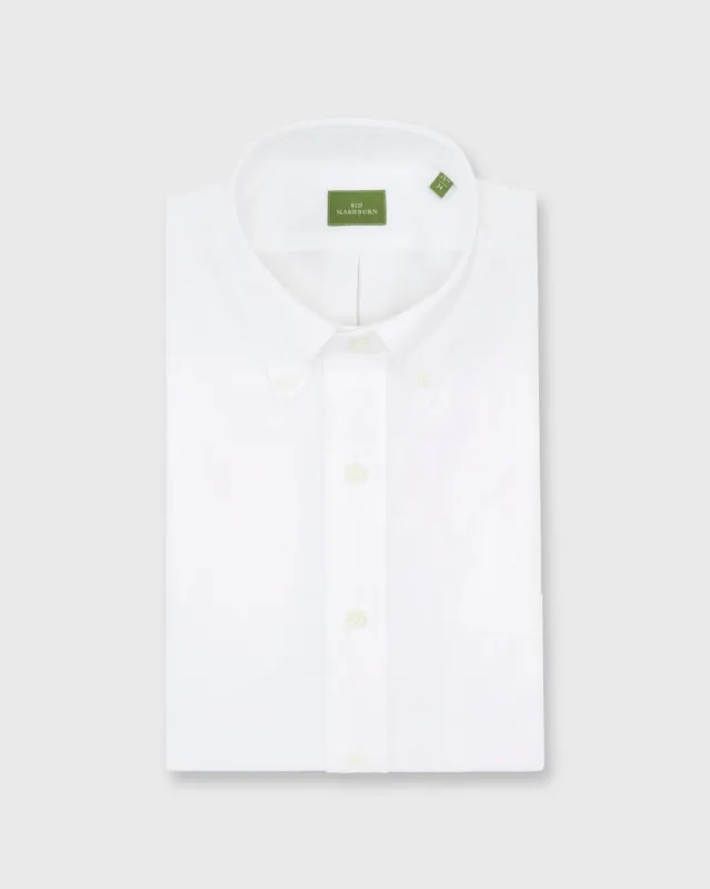 Button-Down Dress Shirt in White Oxford sold by Mashburn