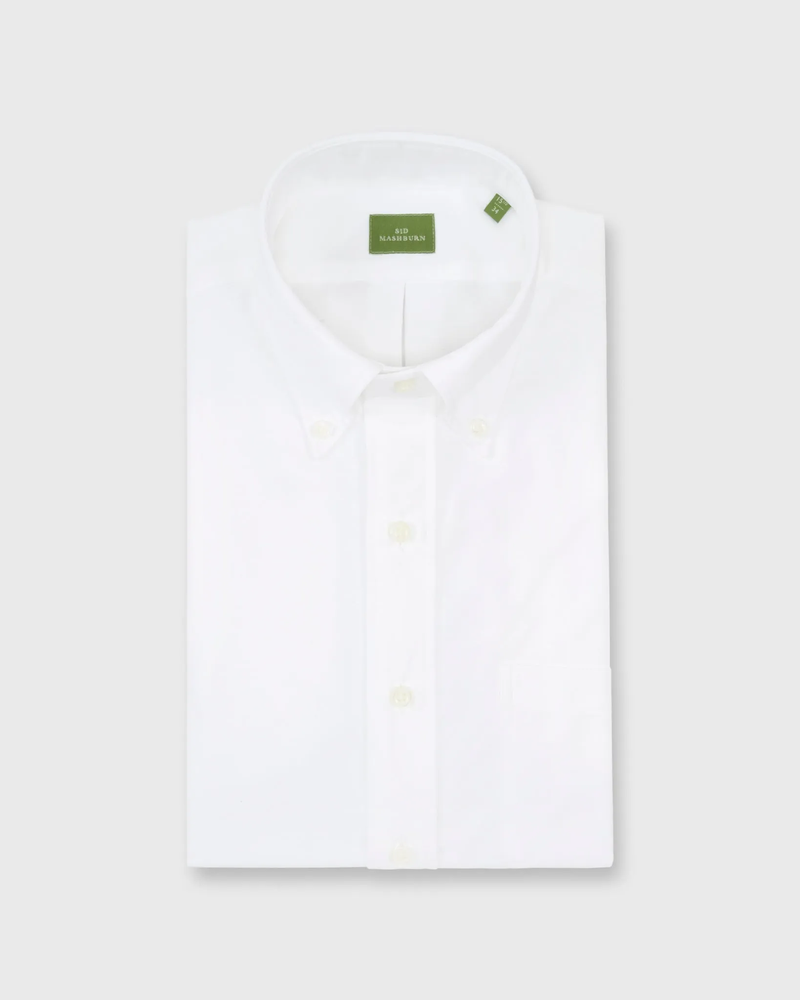 Button-Down Dress Shirt in White Oxford sold by Mashburn