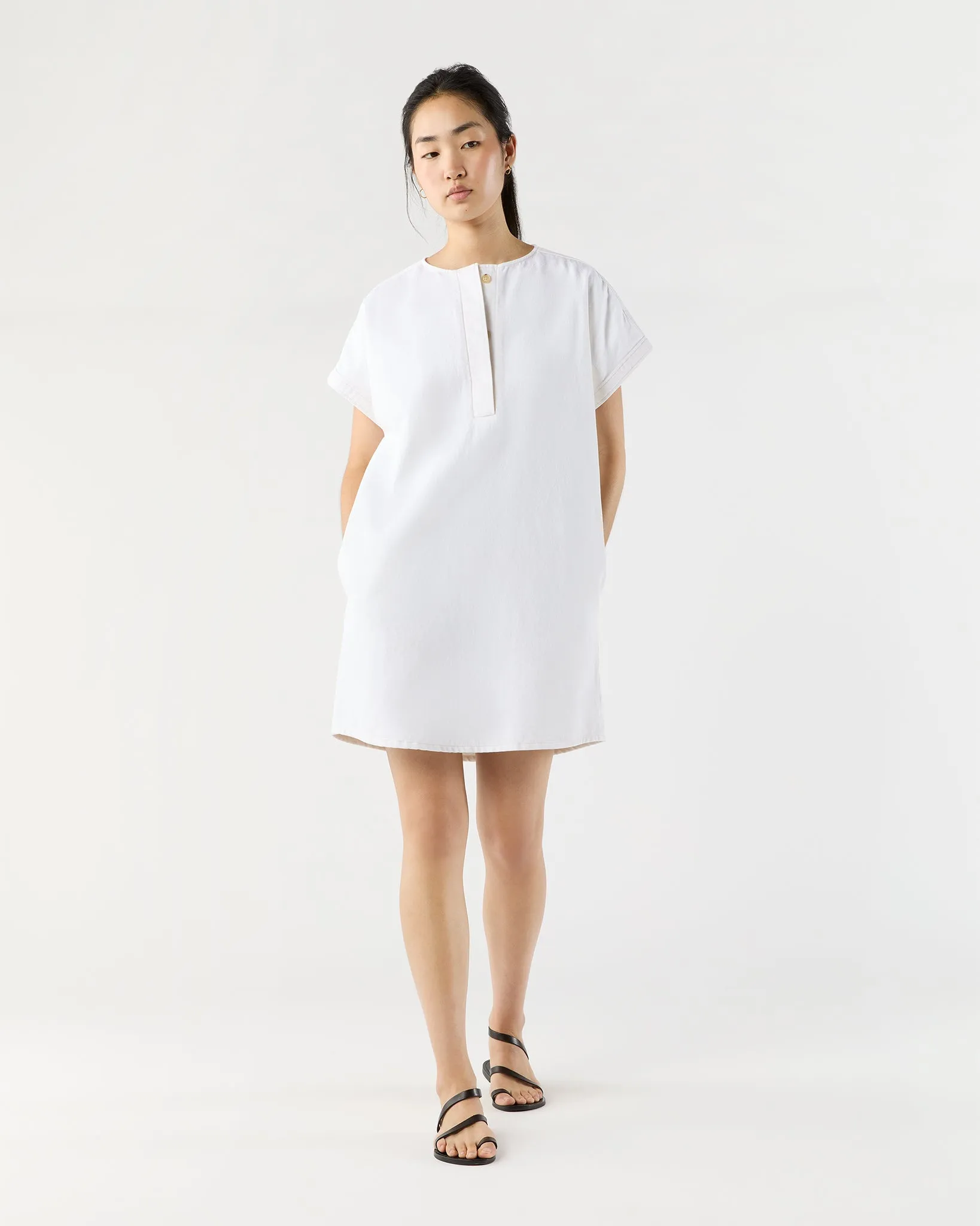 Calypso Dress in Off White sold by Mashburn product image thumbnail 5