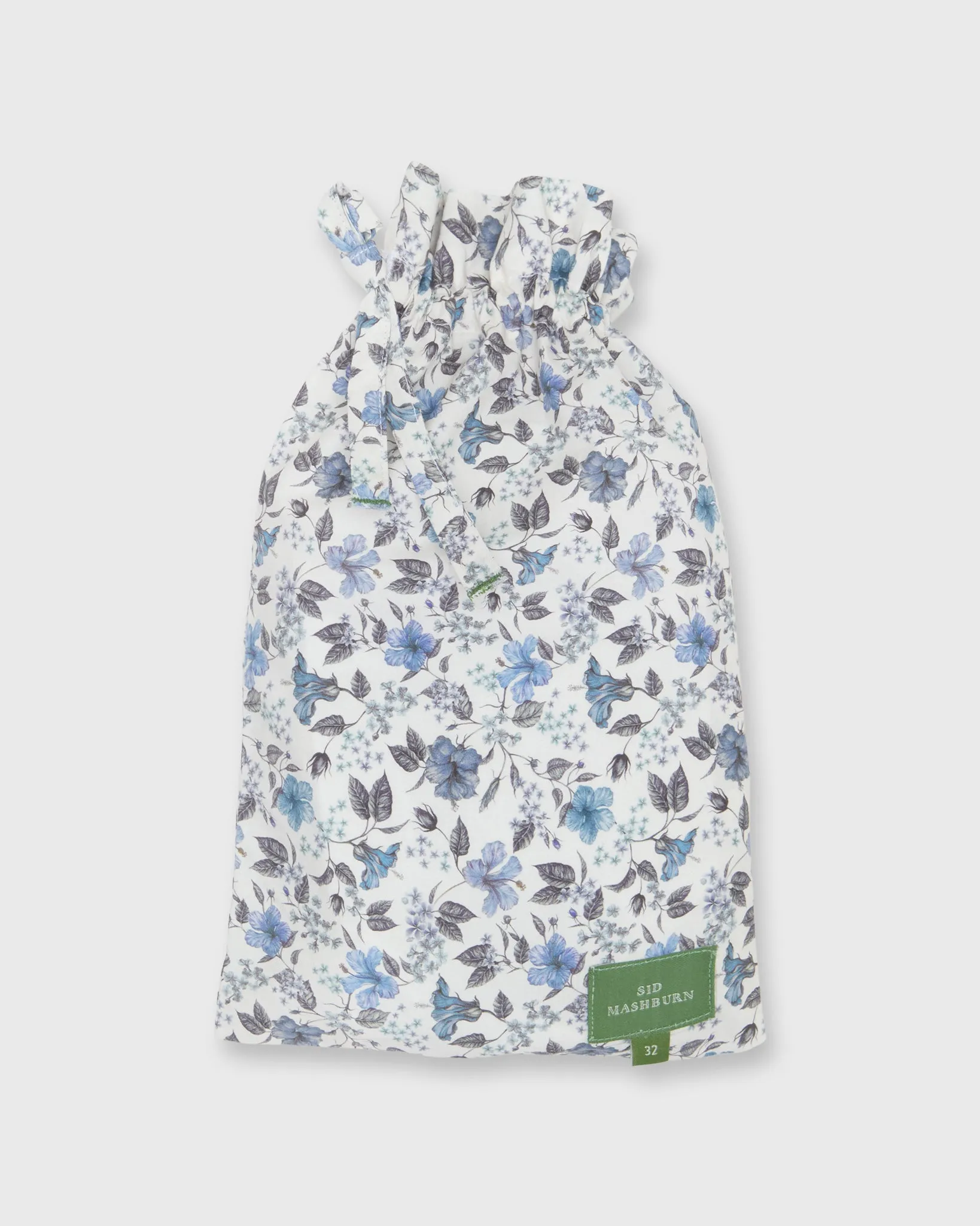 Button-Front Boxer Short in Blue Multi Ocean Isle Liberty Fabric sold by Mashburn product image thumbnail 2