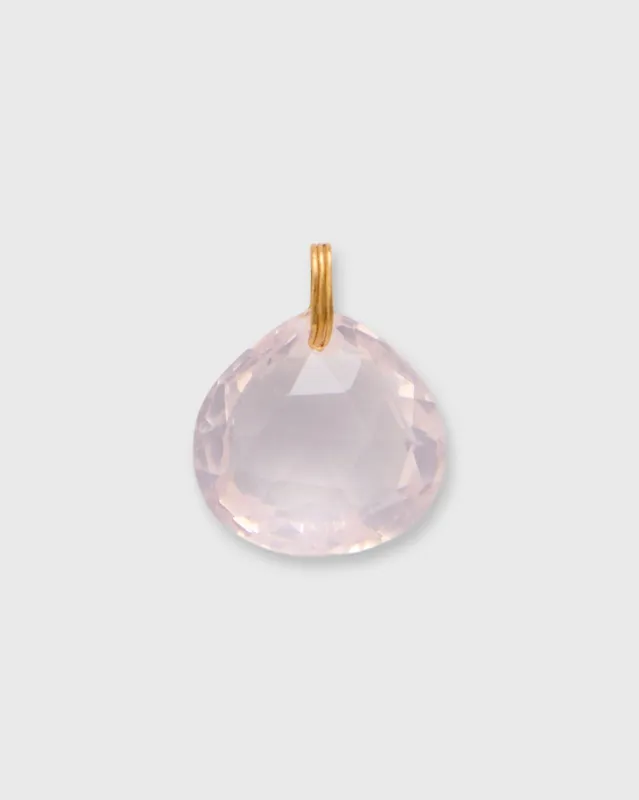 Briolette Pendant in Rose Quartz sold by Mashburn