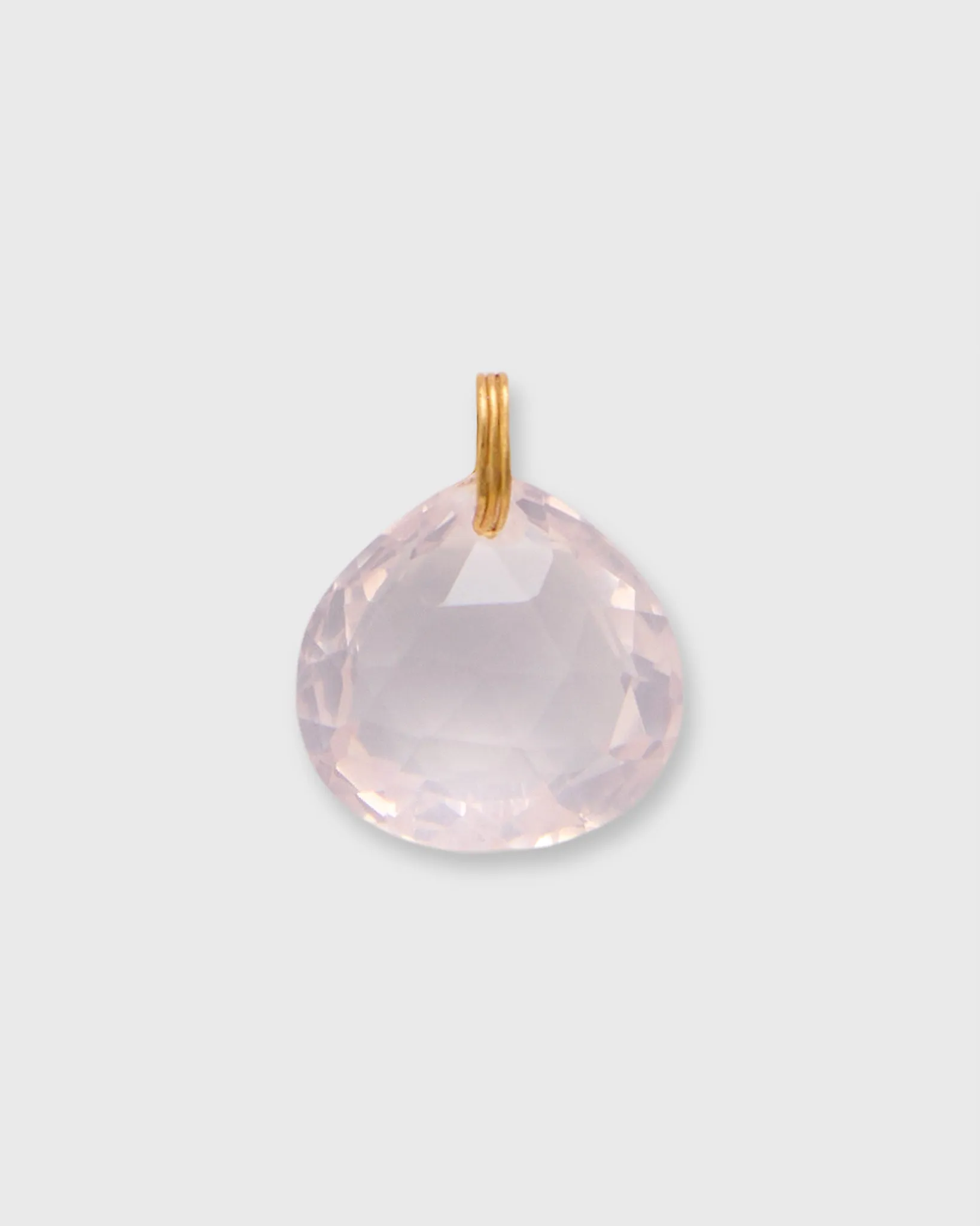 Briolette Pendant in Rose Quartz sold by Mashburn