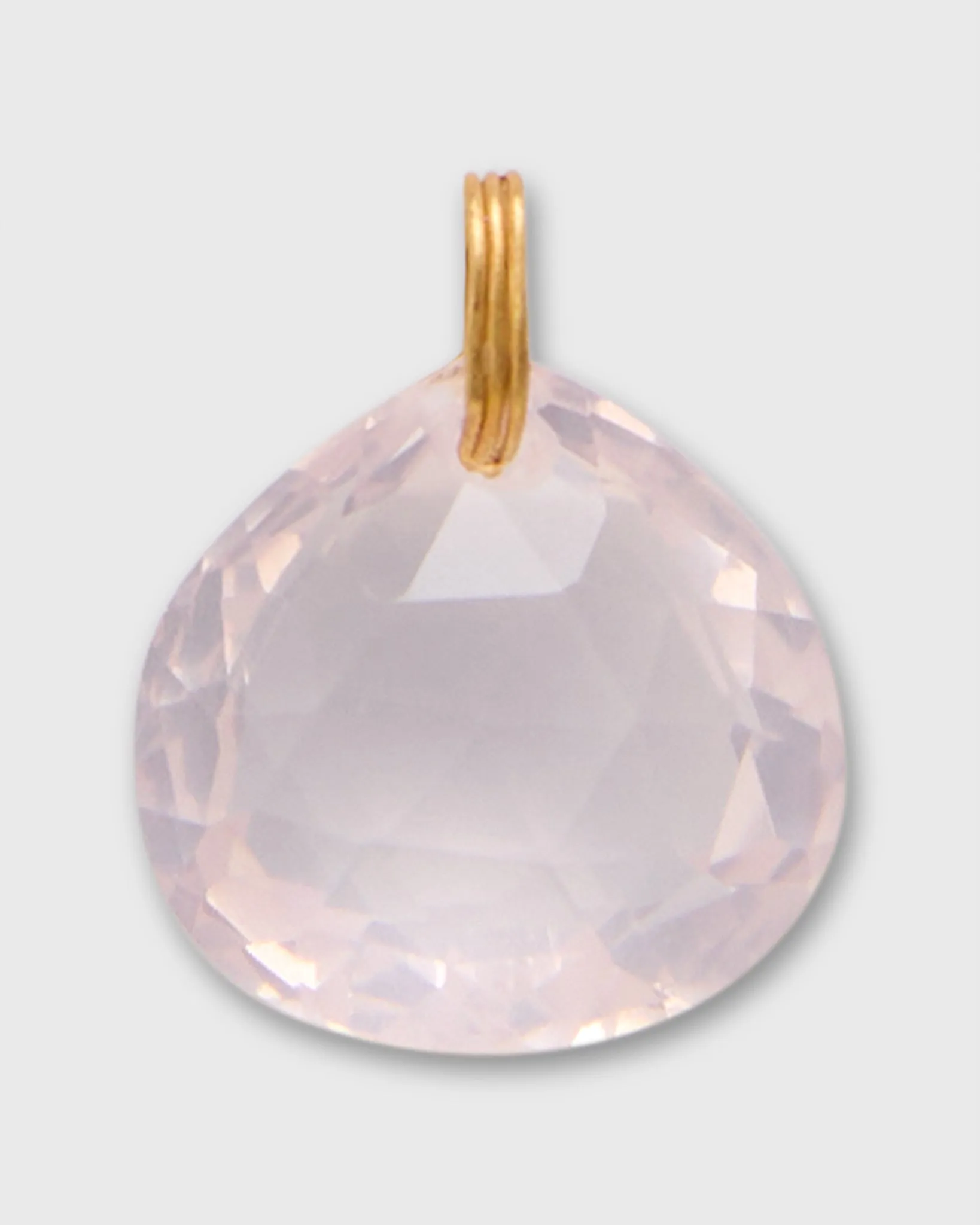 Briolette Pendant in Rose Quartz sold by Mashburn product image thumbnail 2