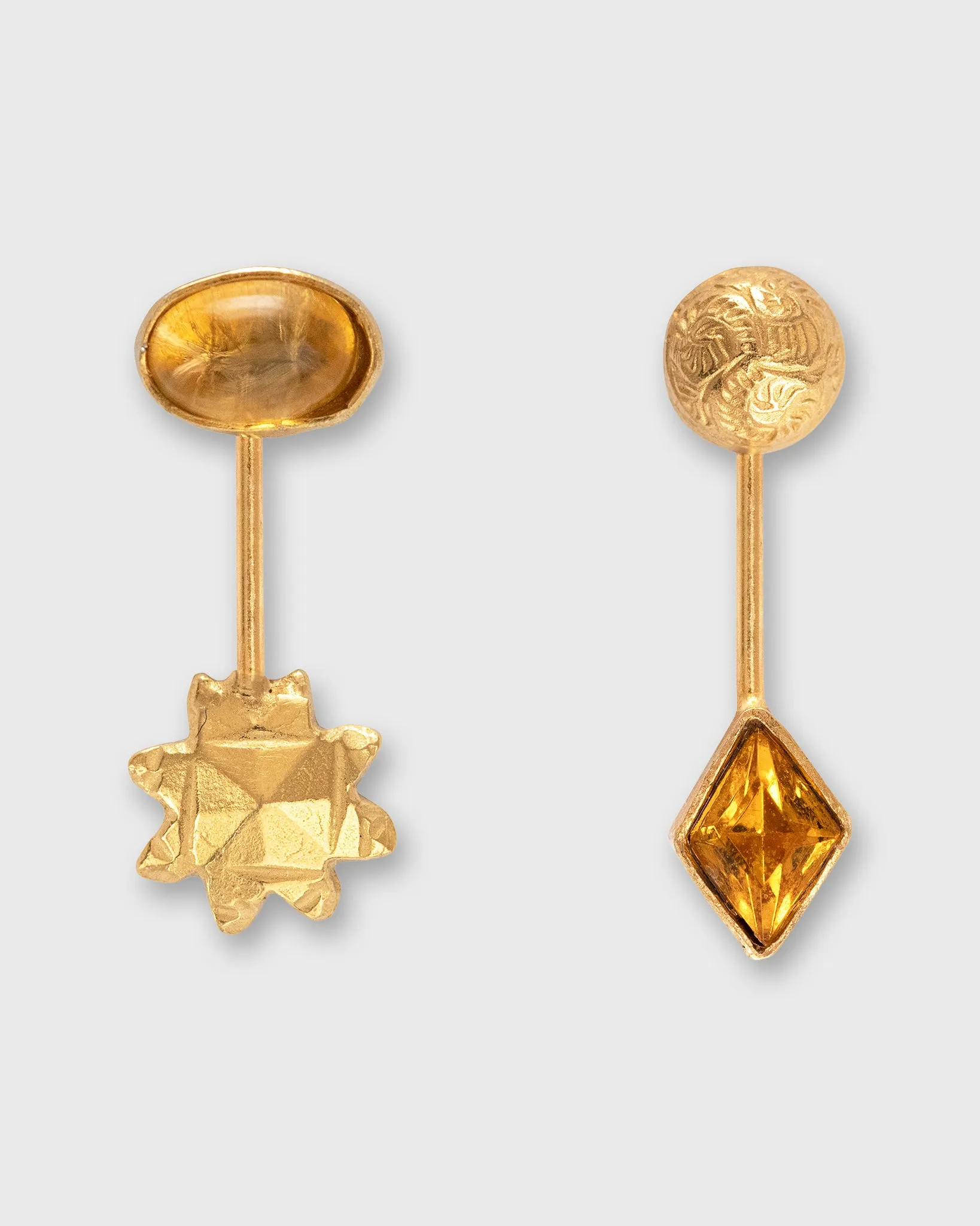 Detachable Drop Earrings in Amber/Gold sold by Mashburn product image thumbnail 2