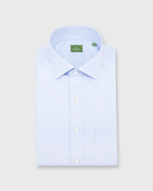 Spread Collar Dress Shirt in Sky End-On-End sold by Mashburn
