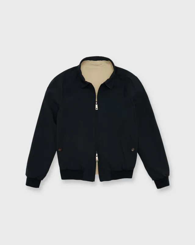 Colin Reversible Jacket in Navy/Stone sold by Mashburn