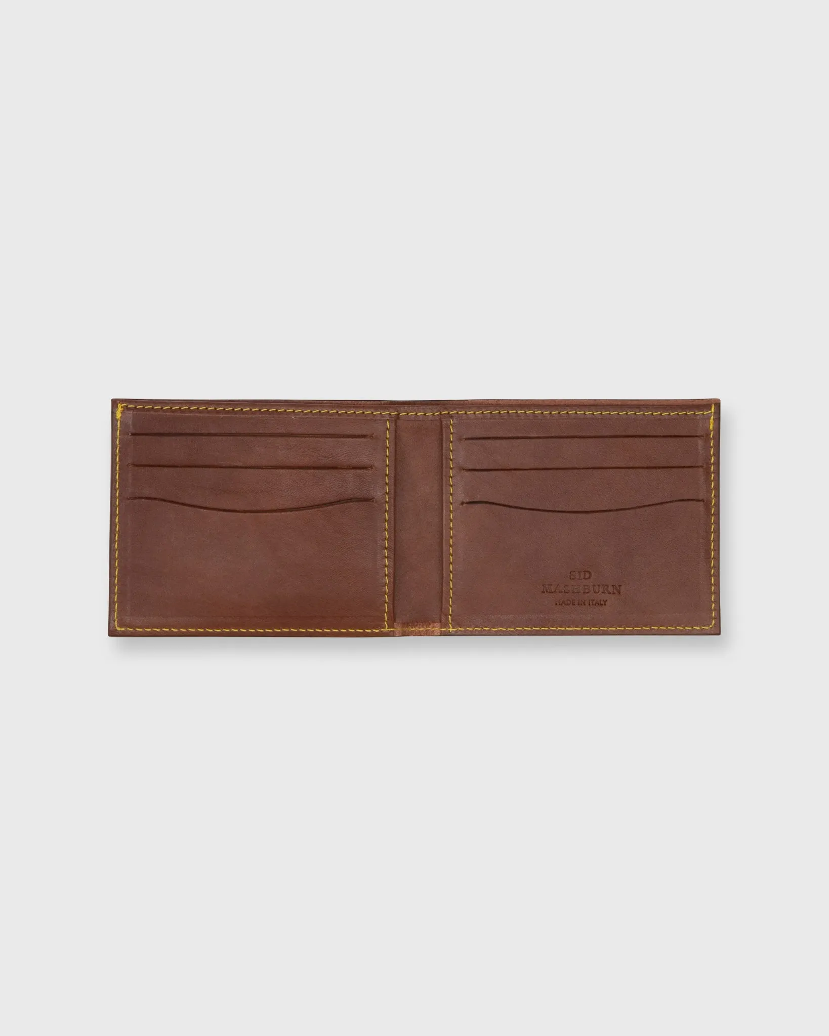 Bi-Fold Wallet in English Tan Leather sold by Mashburn product image thumbnail 2