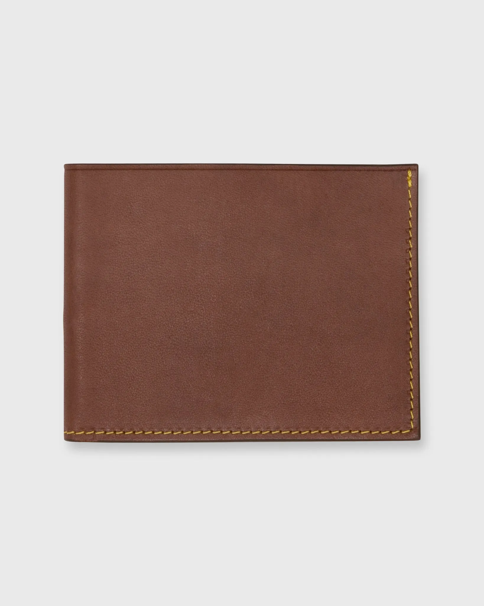 Bi-Fold Wallet in English Tan Leather sold by Mashburn