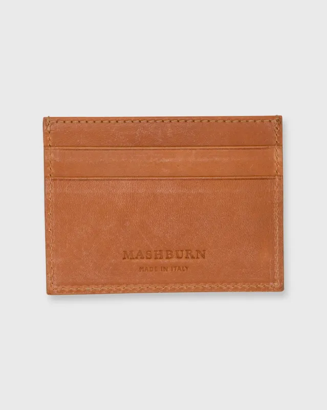 Card Holder in Tan Leather sold by Mashburn