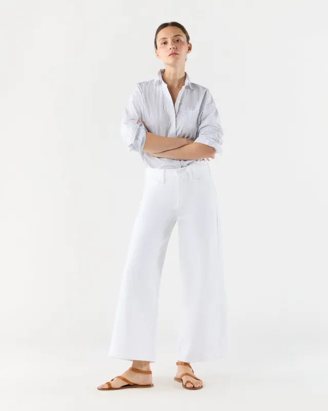 The Ditcher Roller Zip Ankle Jean in Picket Fence sold by Mashburn