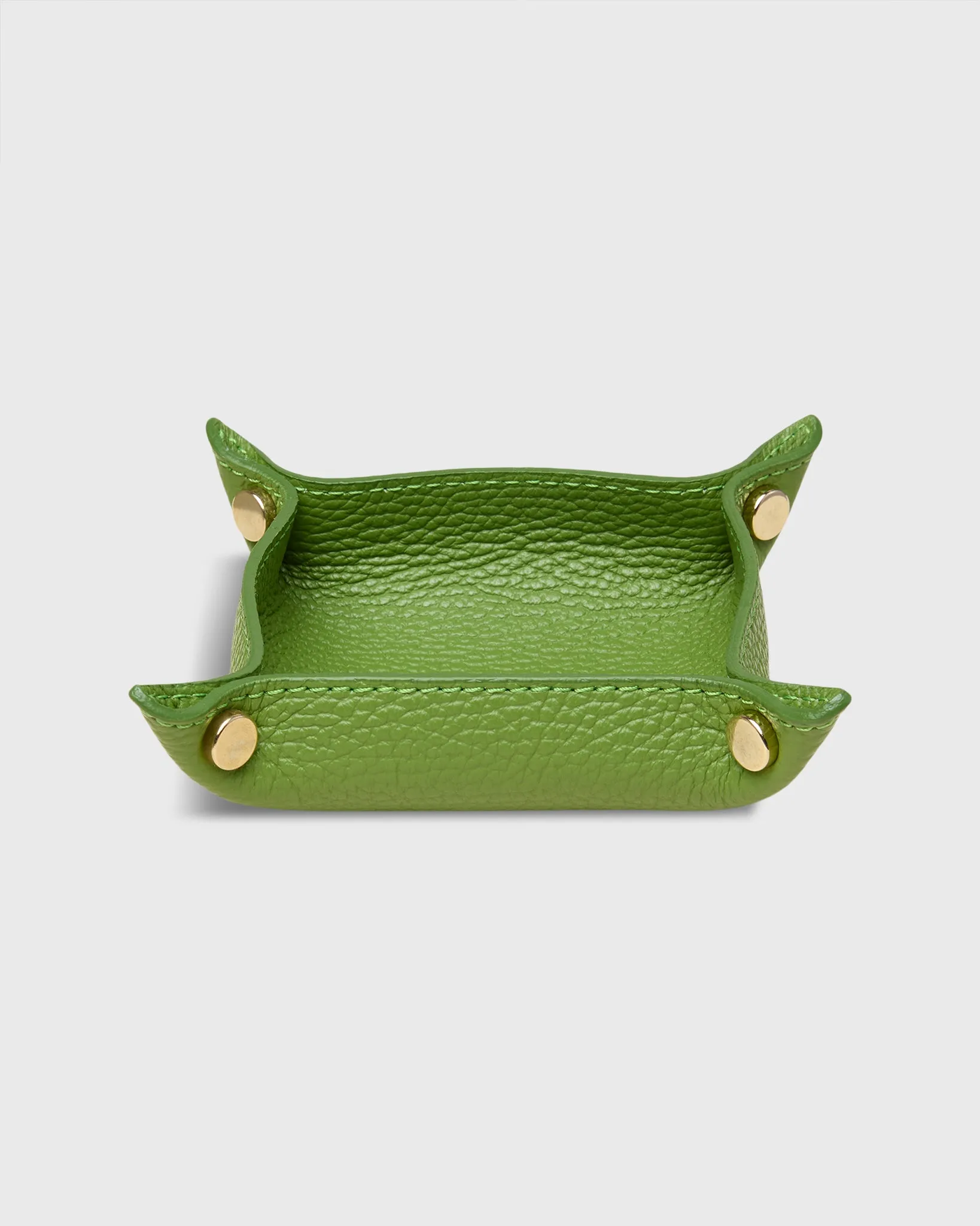 Soft Small Square Tray in Avocado Leather sold by Mashburn product image thumbnail 3
