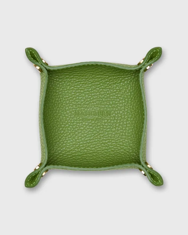 Soft Small Square Tray in Avocado Leather sold by Mashburn