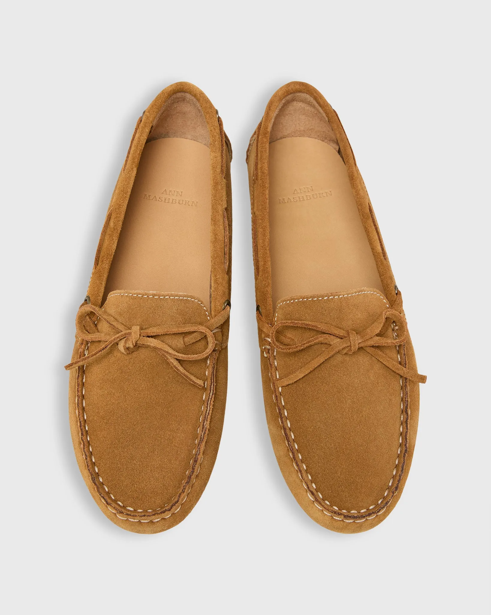 Driving Moccasin in Camel Suede sold by Mashburn product image thumbnail 2