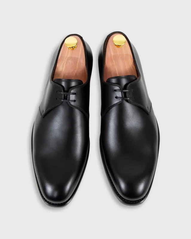 Two-Eyelet Gibson in Black Calfskin sold by Mashburn
