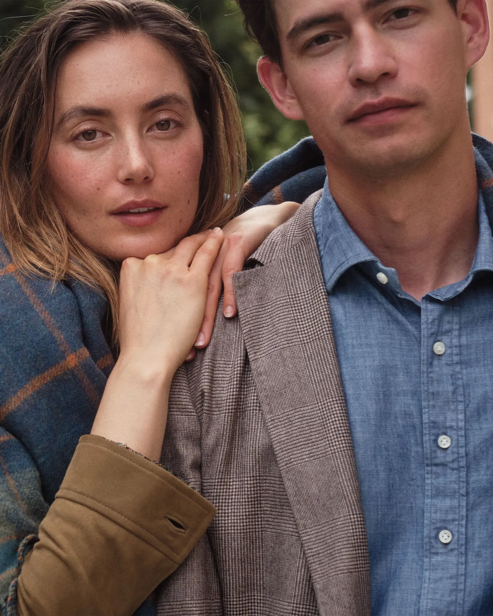 Ghost Blazer in Chocolate/Oat Glen Plaid Brushed Hopsack sold by Mashburn product image thumbnail 5