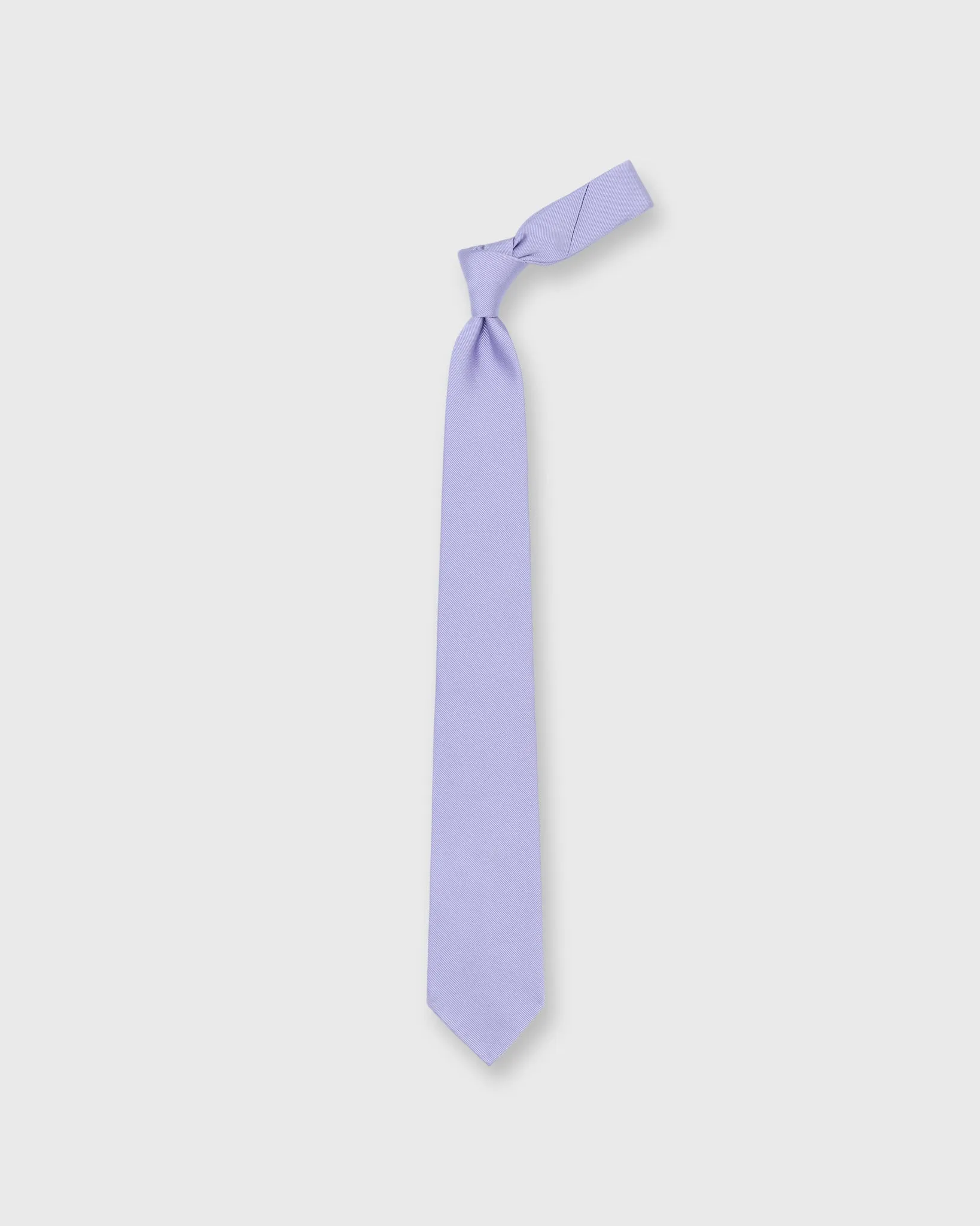 Silk Woven Tie in Purple Twill sold by Mashburn product image thumbnail 3