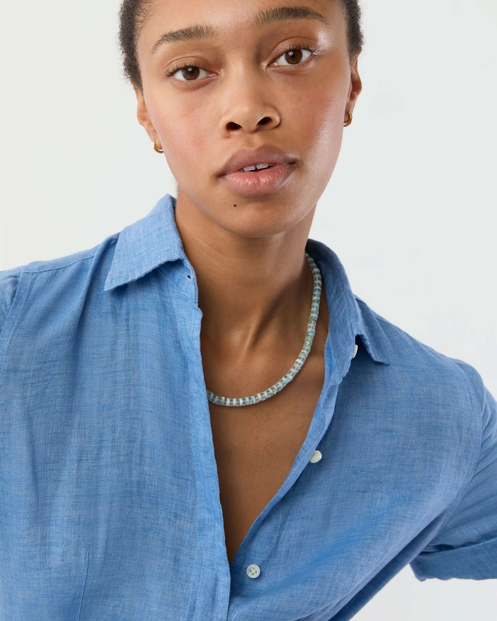 Santo Necklace in Mineral Blue sold by Mashburn product image thumbnail 2