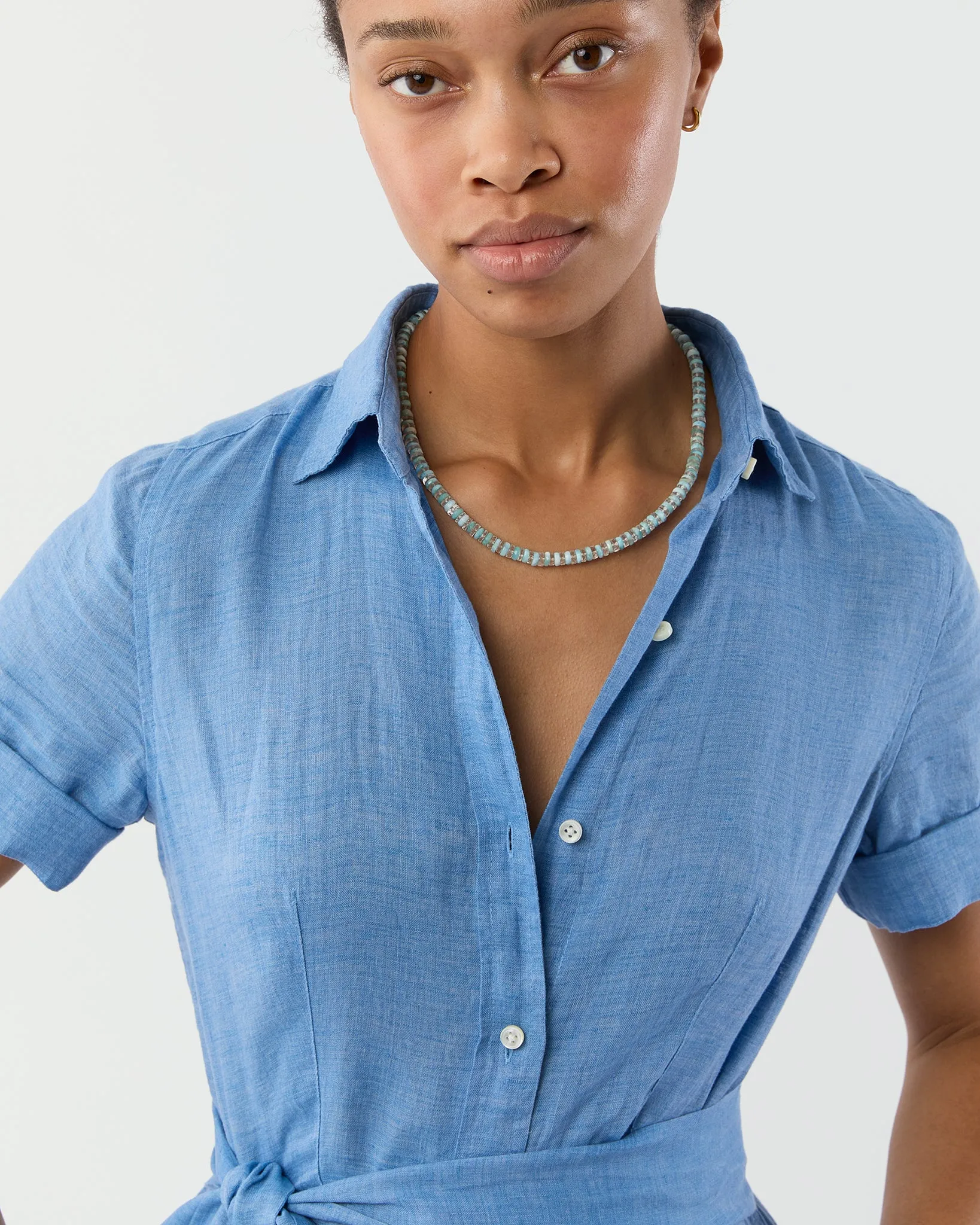 Santo Necklace in Mineral Blue sold by Mashburn product image thumbnail 3