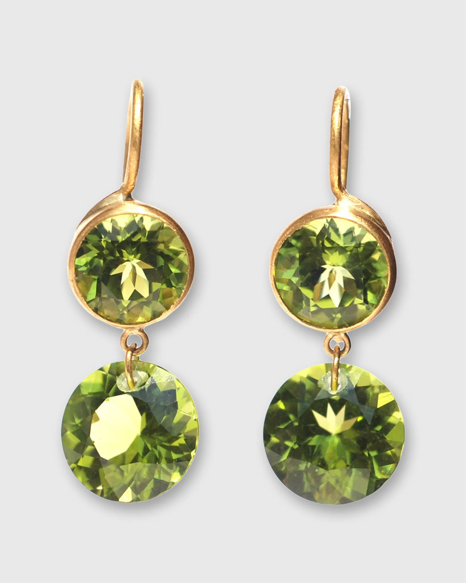 Extra Small Incandescence Hook Earrings in Peridot sold by Mashburn product image thumbnail 3