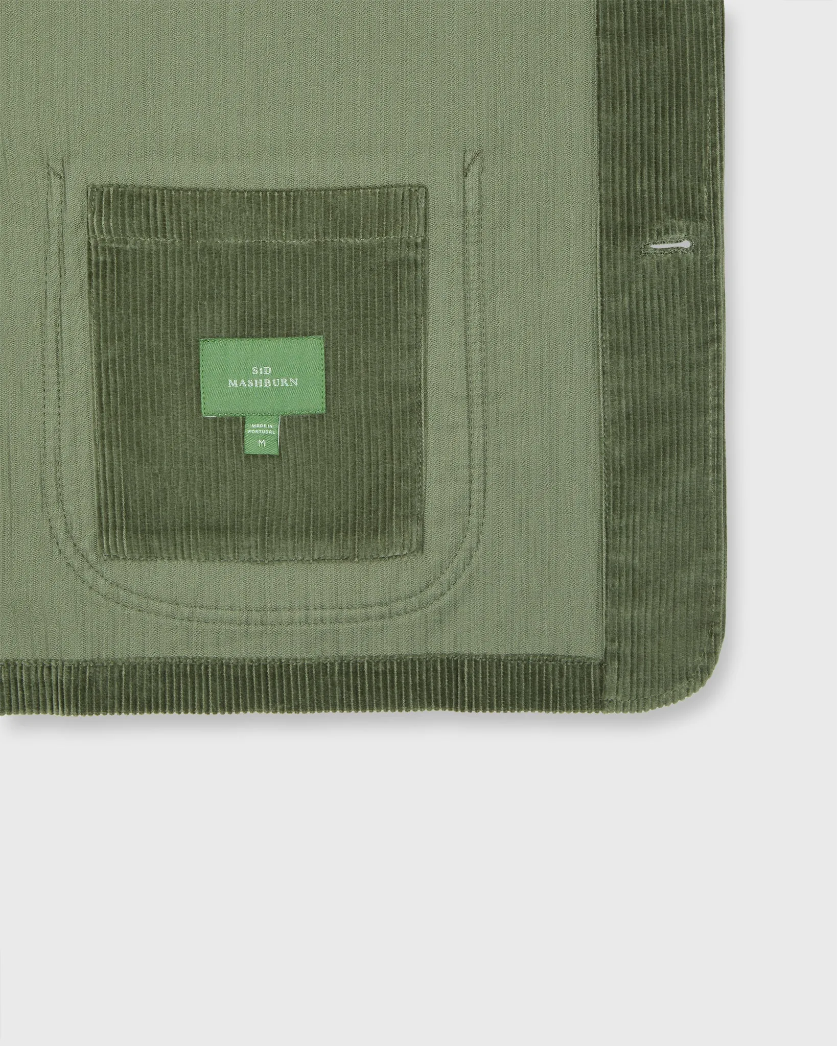 Chore Jacket in Sage Corduroy sold by Mashburn product image thumbnail 2