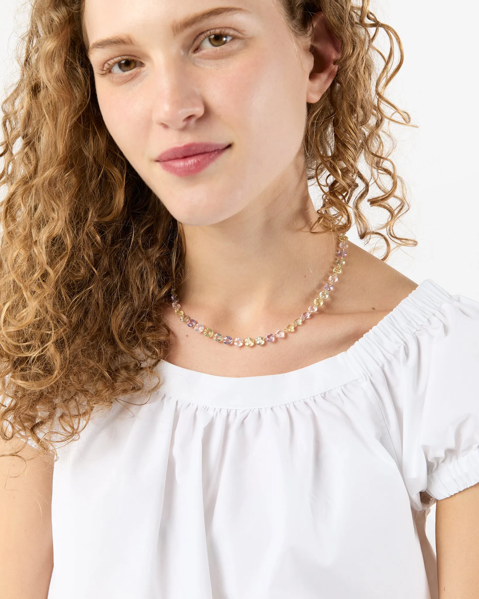 Small Lady Like Necklace in Multicolored Pastel sold by Mashburn product image thumbnail 2
