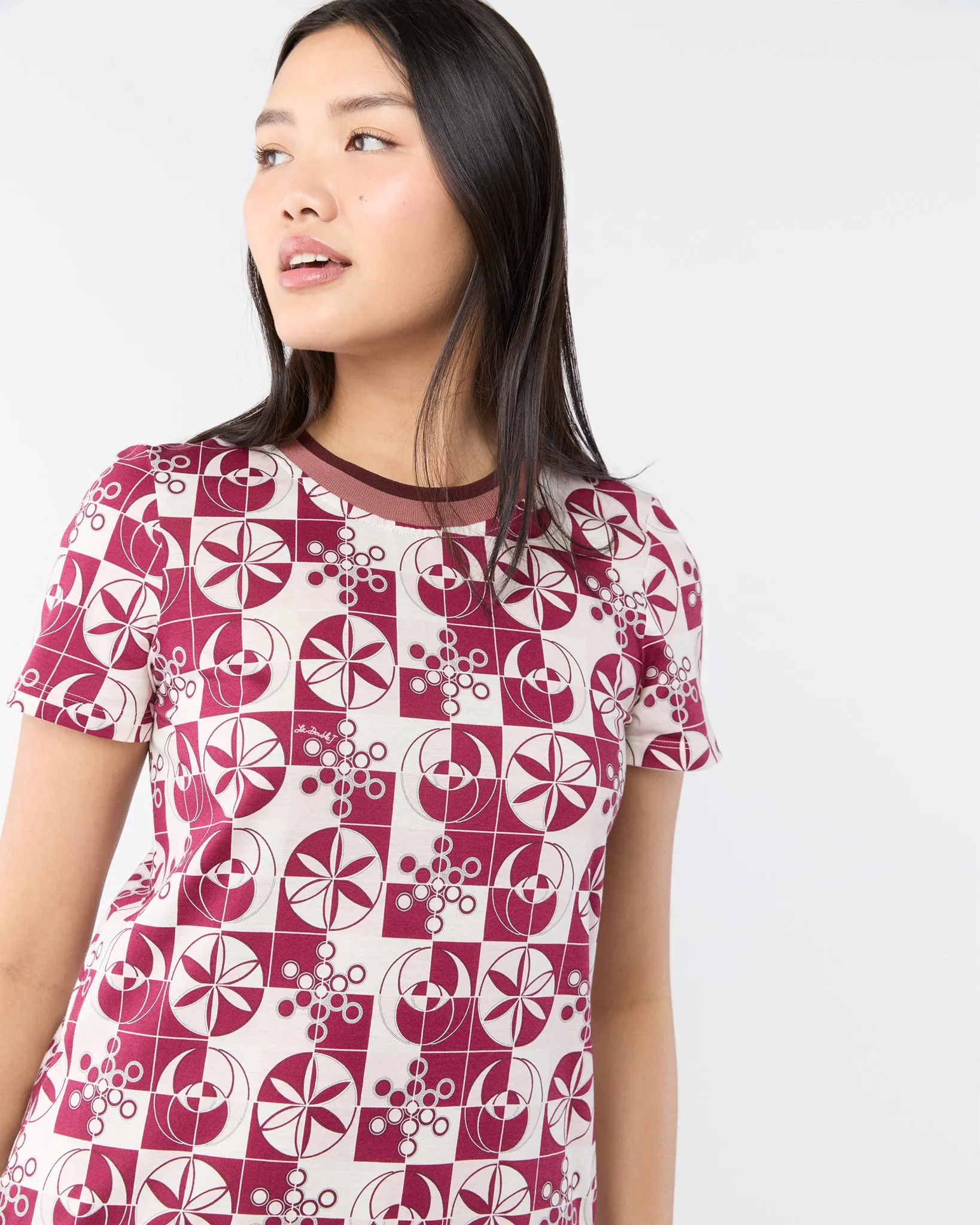 Sporty Swing Dress in Eclipse Cotton Jersey sold by Mashburn product image thumbnail 2