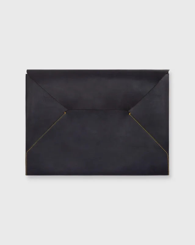 Laptop Case in Navy Leather sold by Mashburn