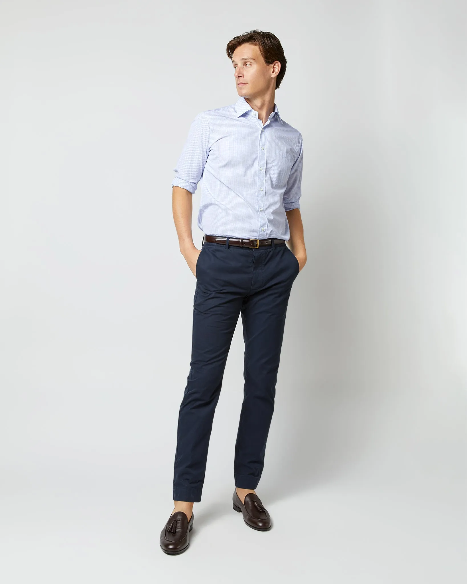 Garment-Dyed Field Pant in Navy AP Twill sold by Mashburn product image thumbnail 2
