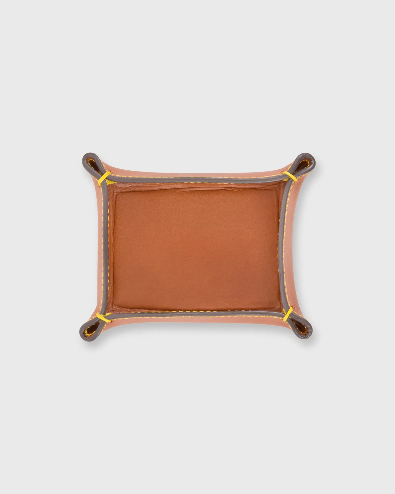 Small Tray in Golden Leather sold by Mashburn