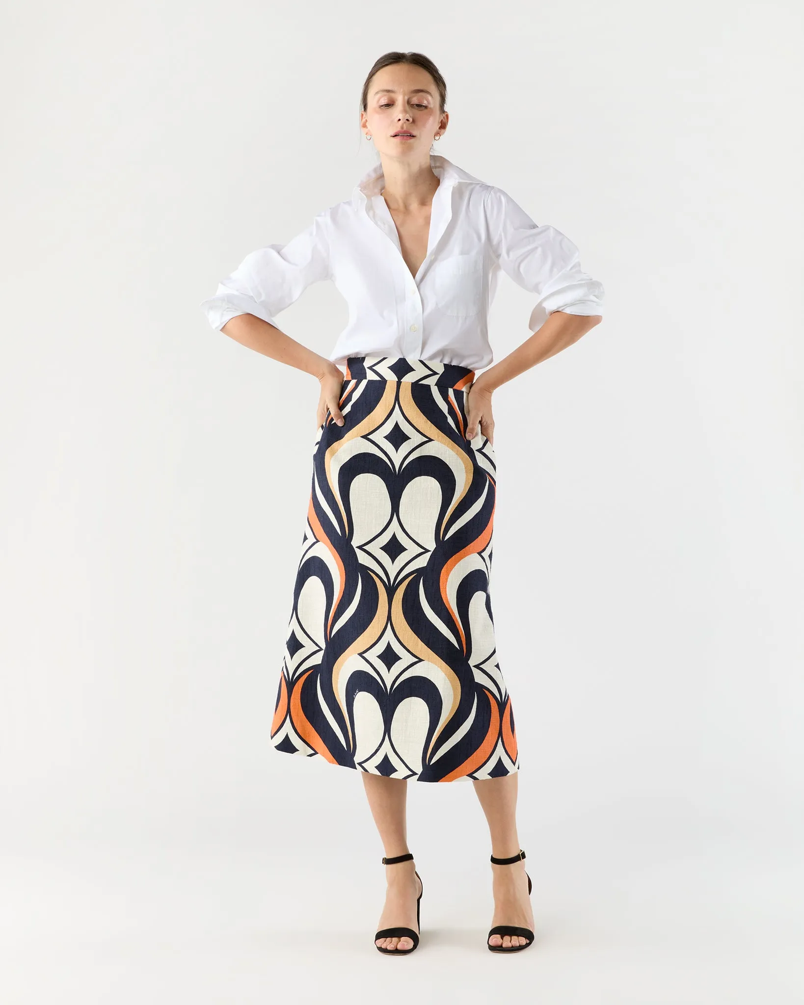 Baia Skirt in Jive Macro Cotton sold by Mashburn product image thumbnail 5