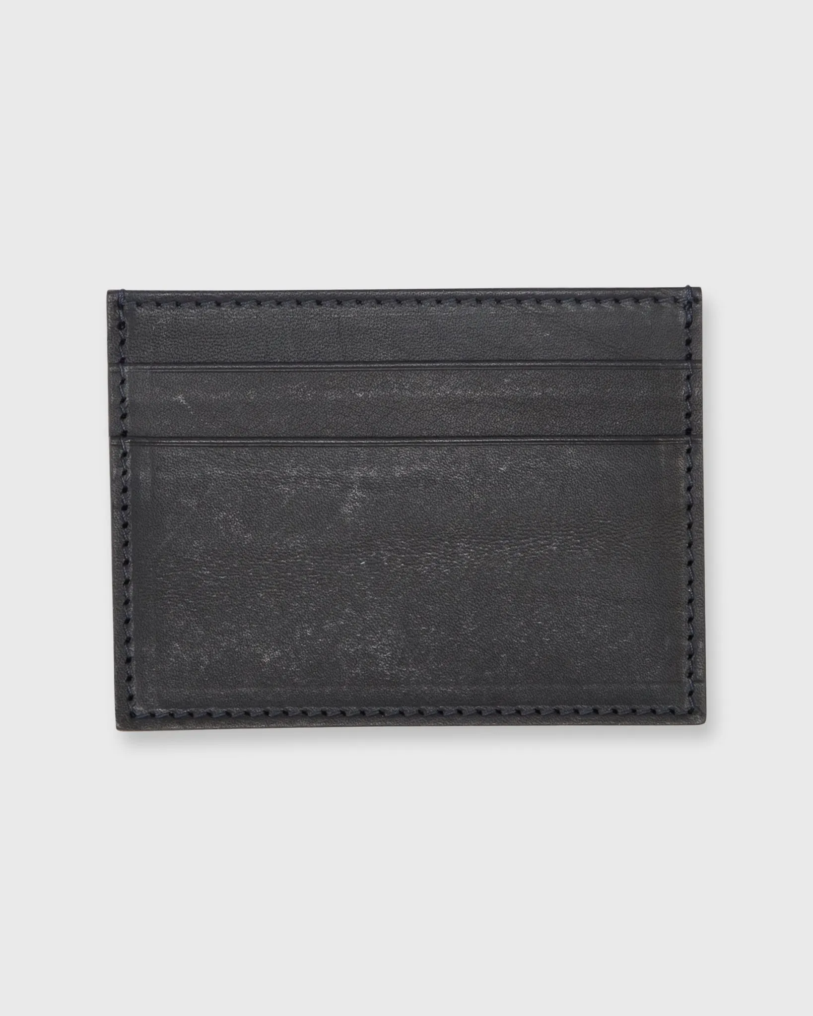 Card Holder in Navy Leather sold by Mashburn product image thumbnail 2