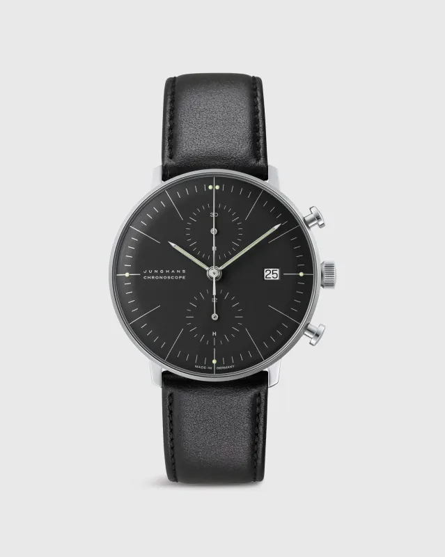 Max Bill Chronoscope Watch in 27/4601.02 made by Mashburn