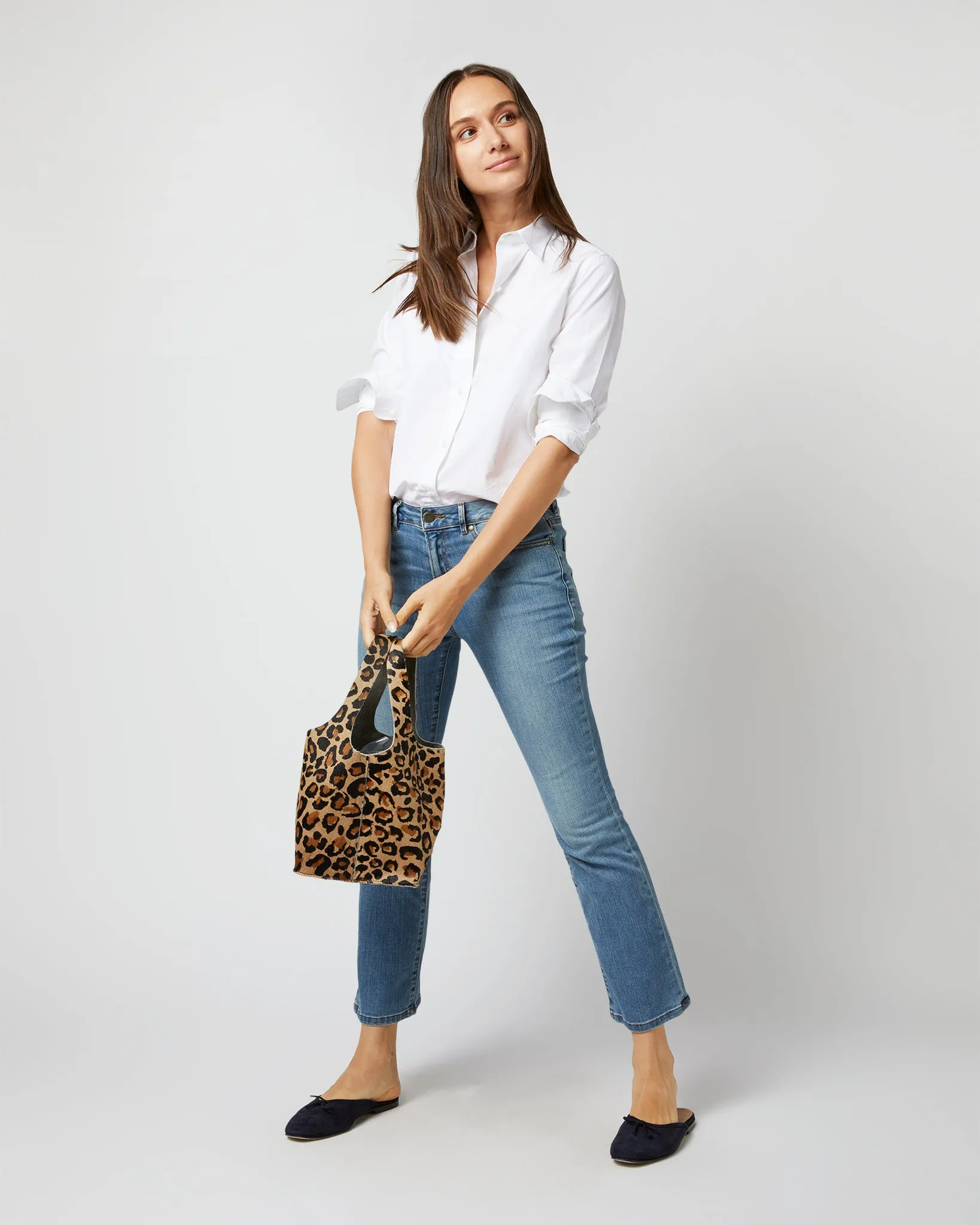 Paola Bucket Bag in Painterly Leopard Printed Pony sold by Mashburn product image thumbnail 2