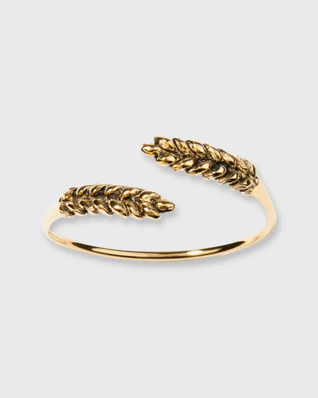 Wheat Toi & Moi Bracelet in Gold made by Aurélie Bidermann